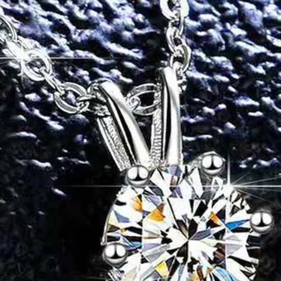 Женское ожерелье с подвеской из мерцающего горного хрусталя, регулируемая длина, украшения на шею, повседневная одежда, подарки