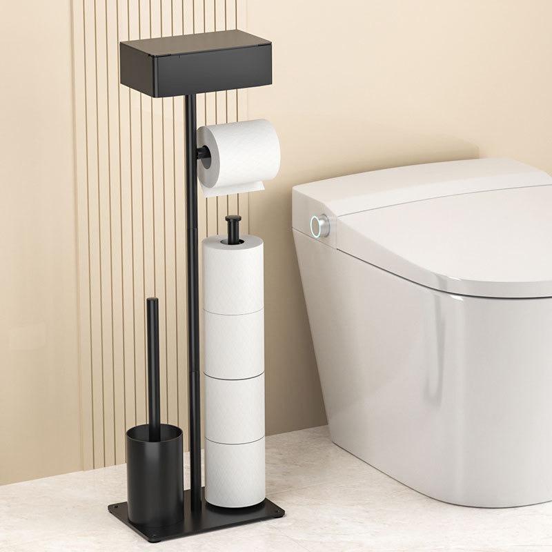 Floor Storage Rack Stainless Steel Toilet Paper Holder Bathroom Organizer Shelf Multifunctional Shelves Bathrooms Accessories