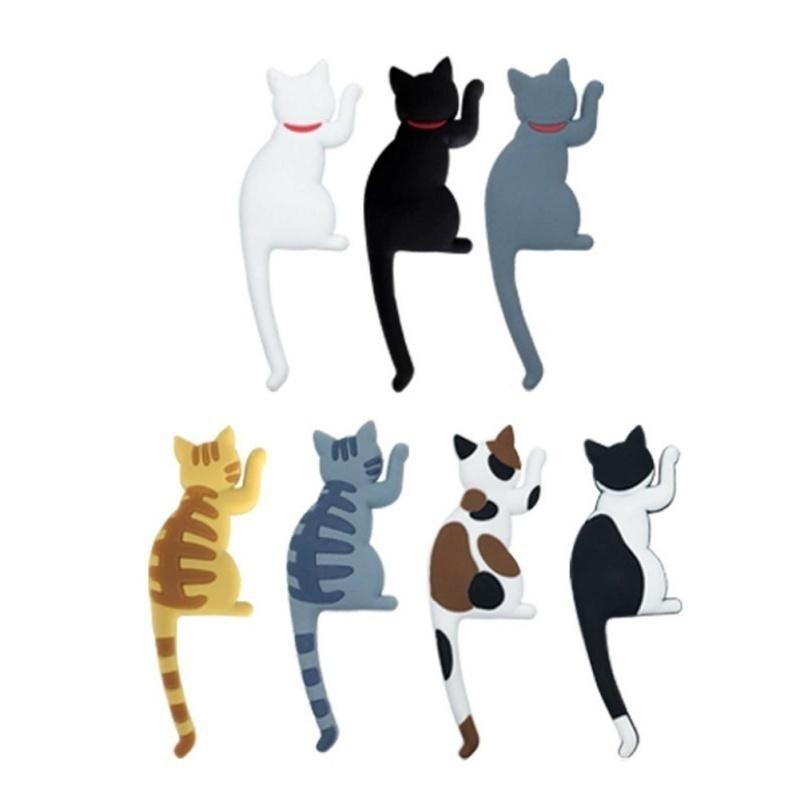 Прекрасный кот магнит настенный декор крючок для морозильной камеры ключница-органайзер декоративная вешалка