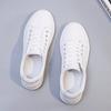 Fashion Spring and Autumn New Style Fashionable and Comfortable Lace-up Wear-resistant Breathable Round Toe Versatile White Shoes