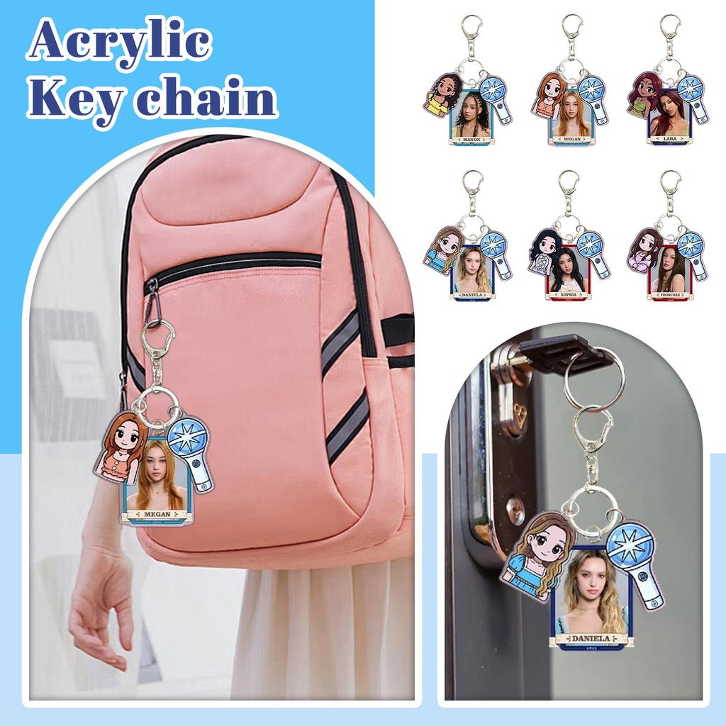 Girls Group Acrylic Keychain New Bag Pendant Accessories Jewelry