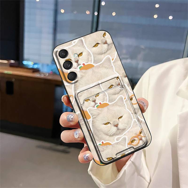 Мягкий чехол из ТПУ Чехол для телефона для Samsung Galaxy M55 5G/SM-M556B/C55/F55/M55S Задняя крышка Слот для карты Противоударный Грязеотталкивающий