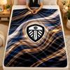 Фланелевое одеяло Leeds United Football Теплое Мягкое Плед для использования на диване кровати в гостиной