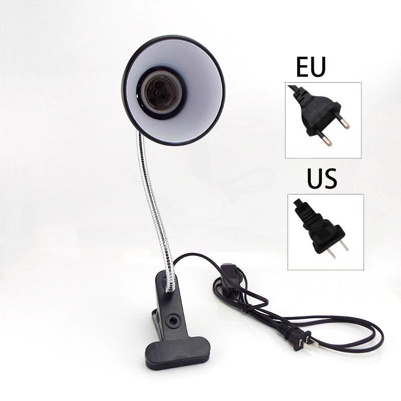 E27 UVA + UVB 220 В для рептилий, нагревательная лампа, держатель для палубы, черепаха, греющаяся лампа, черепаха, зажим для света, термометр, гигрометр, ящерица