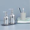 Press Type Empty Shampoo Dispenser Refillable Shower Gel Bottle  Hotel
