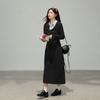 Zhang Daren's New Spring Collection Plus-Size Women's Clothing for Chubby Girls, Slimming Dress, College Style, Age-Reducing Knitted Mini Dress
