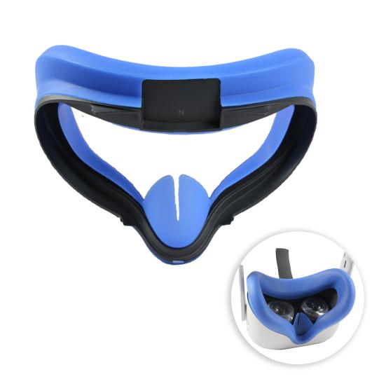 Sweat-Proof Shading Silicone Protective Eye Cover for Oculus Quest 2 VR Glasses