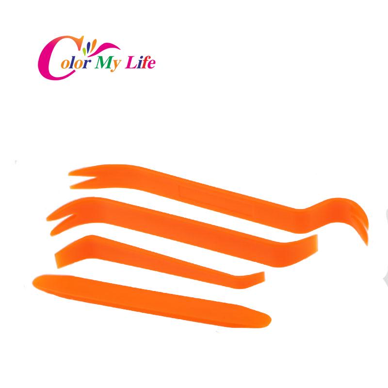 Color My Life 4Pc Car Audio Door Removal Tool для Volvo Ford Focus VW JETTA MK6 GOLF 5 6 7 Skoda Fabia Cruze для Hyundai