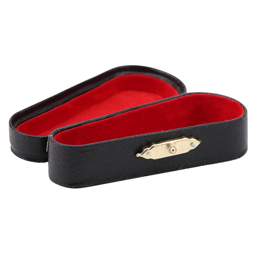 With Stand Case Mini Musical Instrument Wooden Collectible Figurines  Display Accessory
