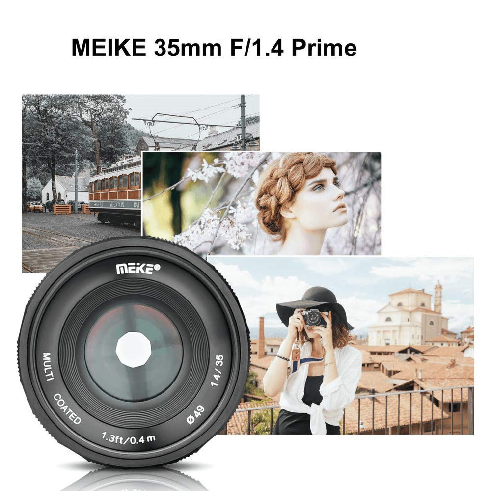MeiKe 35мм Объектив Крепление Micro Four Thirds F1.4 [Крепление Micro 4/3] APS-C