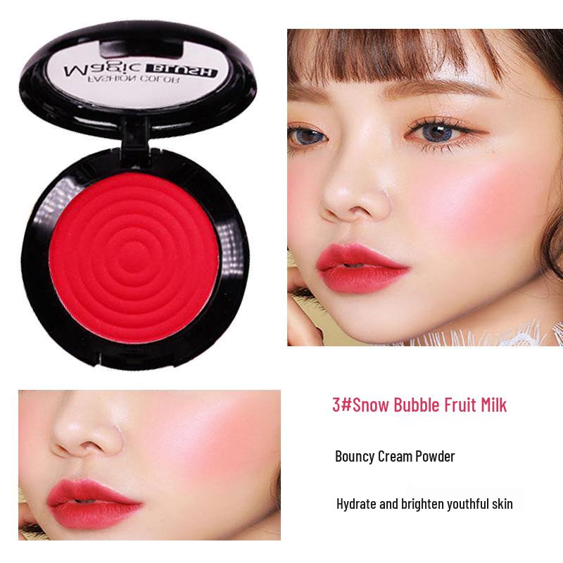 Палетка румян и хайлайтера Ashareya Ethereal Fairy с зеркалом и кистью