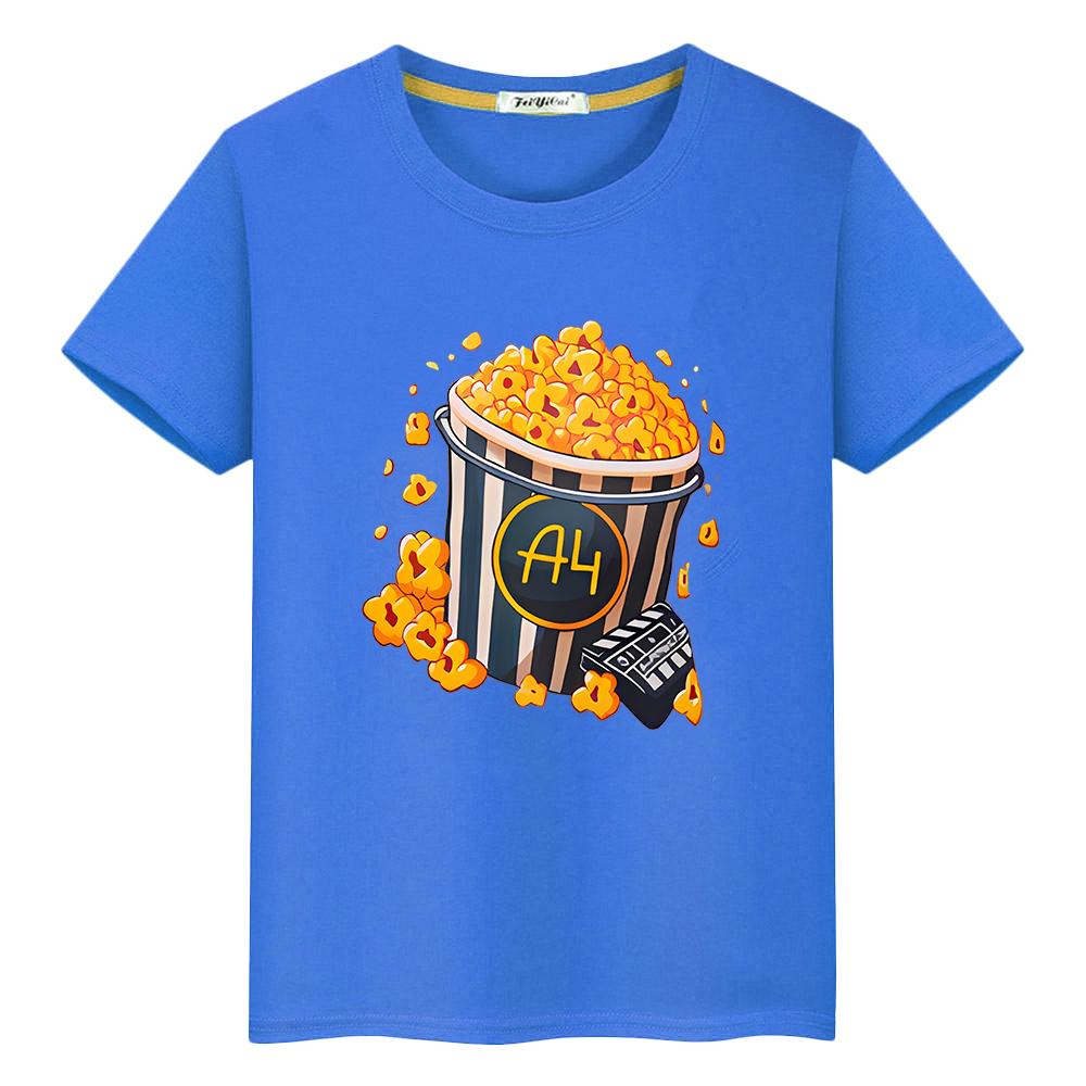 Merch A4 футболка с принтом ягненка для детей, мальчиков 10 лет, топы из 100% хлопка, футболки, Влад, A4, аниме, короткая футболка с принтом гордости, y2k, цельная одежда для девочек