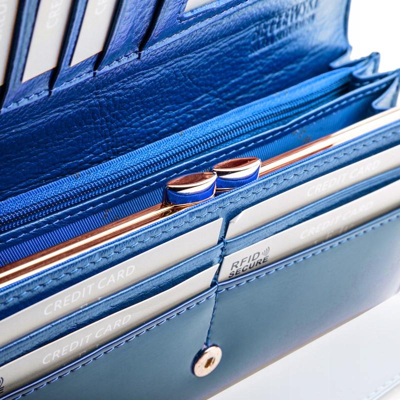 ZBPD-BS-100 BLUE Women' wallet ROYAL + CERTIFICATE