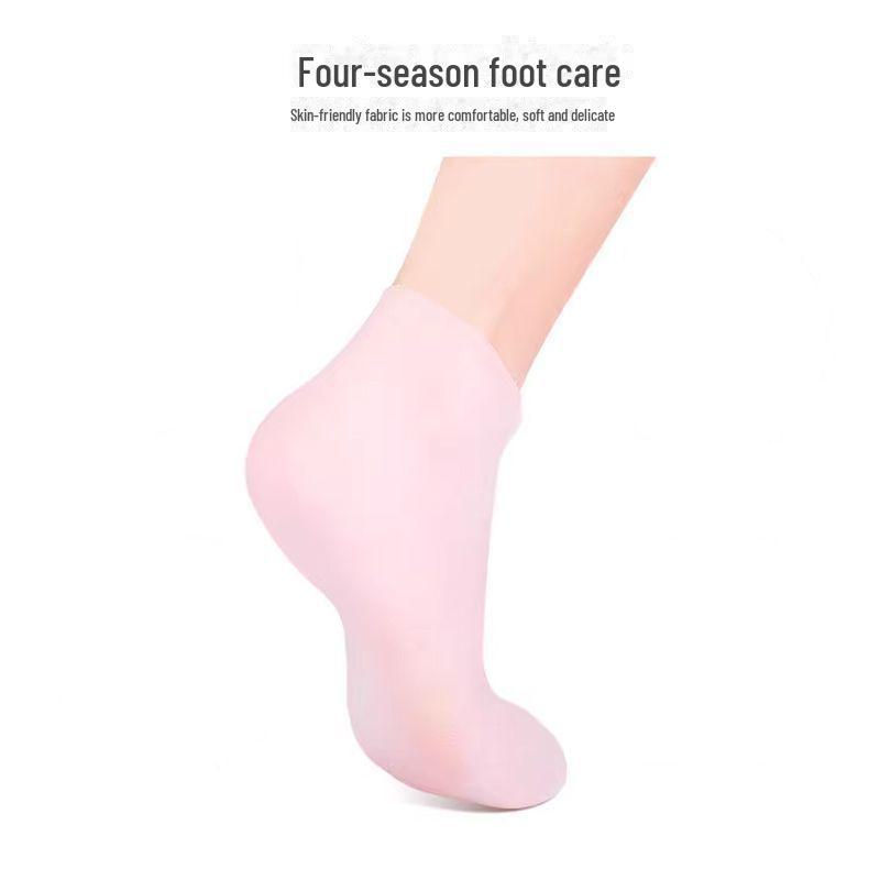 Silicone Moisturizing Foot Mask Socks - Prevent Cracking & Dryness, Softening & Protective Foot Cover.