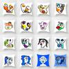Abstract Emoticon Pattern Pillowcase Car Ornaments Office Living Room Home Pillowcase