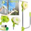 DayPlus Squeegee Window Cleaning Water Drain Telescopic Glass Cleaning Suitable for Cleaning Length Can Be Adjusted Freely Wiper, Exclusive,