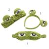 Аксессуары для волос Моющая повязка на голову Широкополые эластичные повязки для волос Макияж Забавная повязка для волос с лягушкой