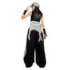 Girls Jazz Dance Outfit Black Crop Top Pants Set Streetwear Performance Costume Kids