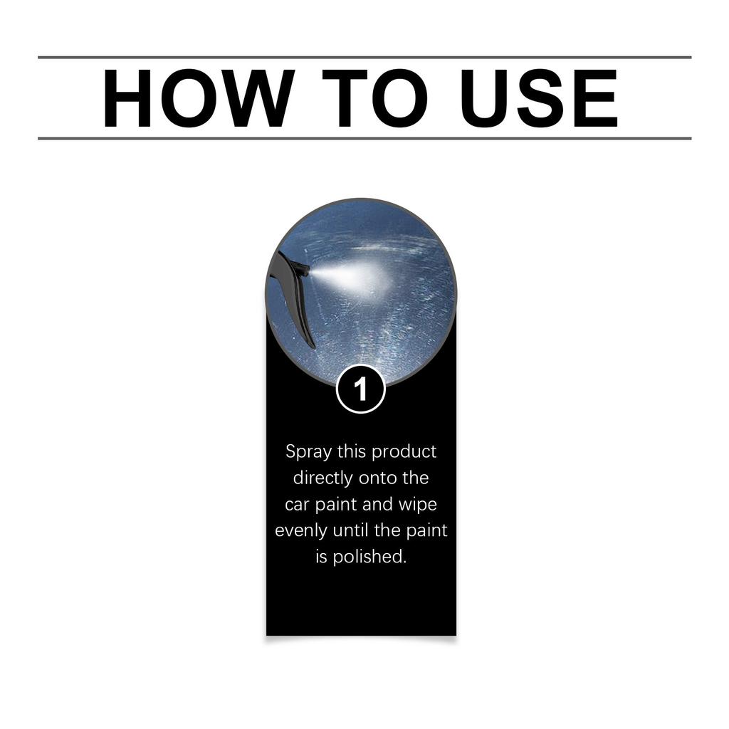 HOMONTH 100 мл 3 в 1 спрей для ремонта автомобильной краски с керамическим покрытием, быстрый спрей с нанопокрытием, воск, автомобильный гидрофобный очиститель для полировки краски