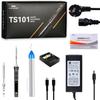 TS101 USB Мини Портативный Электрический Паяльник с насадкой B2BC2, блок питания, припой, подставка