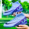 Foreign Trade Summer New High-top Couple Football Shoes AG Long Nails TF Broken Nails Student Competition Training Sports Football Shoes