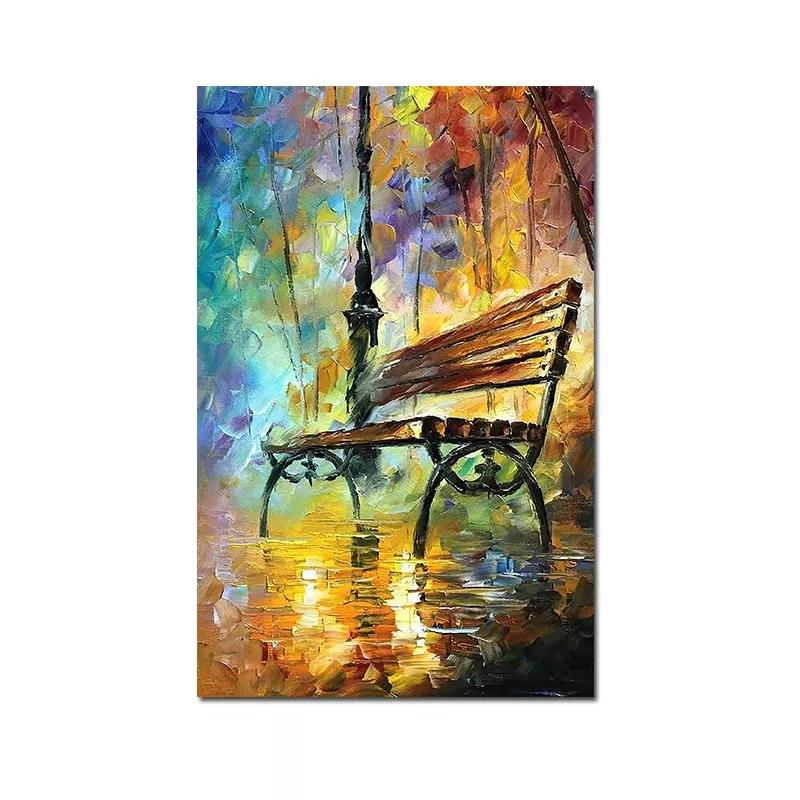 Абстрактная картина маслом Железная башня плакат печать на холсте настенная художественная картина для гостиной домашний декор украшение стены безрамное