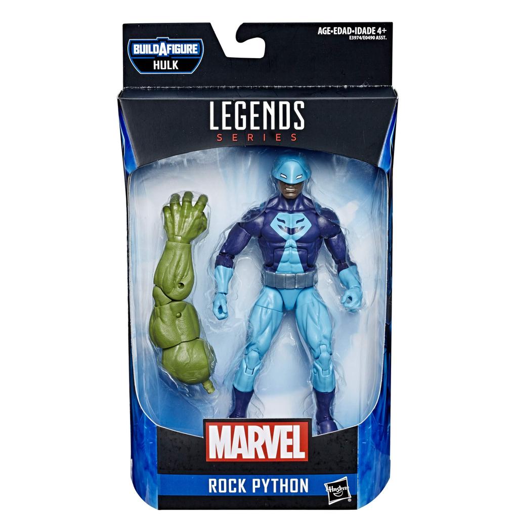 Hasbro MARVEL Marvel Legends Series Rock Python Figure with Hulk Build Figure Parts E3974 Оригинальный продукт 6 дюймов