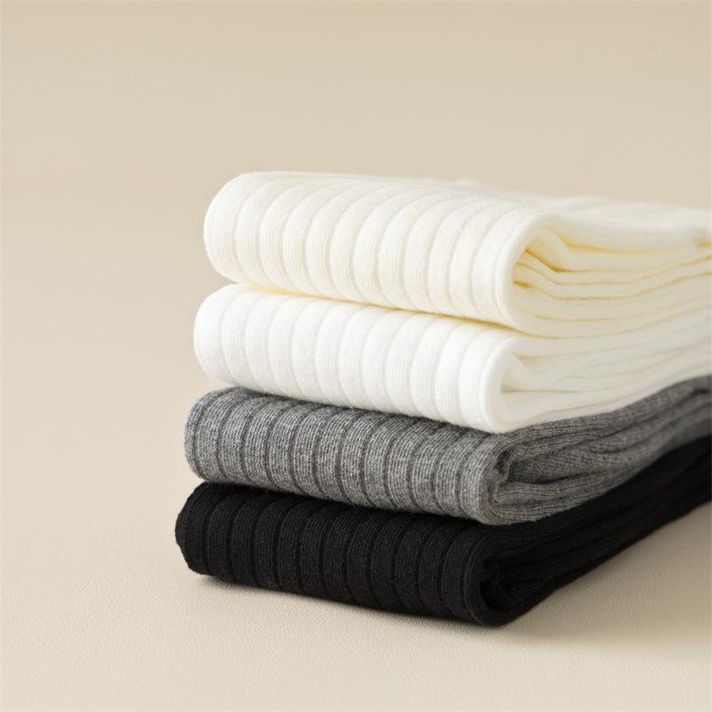 Гольфы до колена для женщин на осень и зиму, высокие гольфы до бедра для защиты коленей, утягивающие и не скатывающиеся высокие хлопковые гольфы до бедра