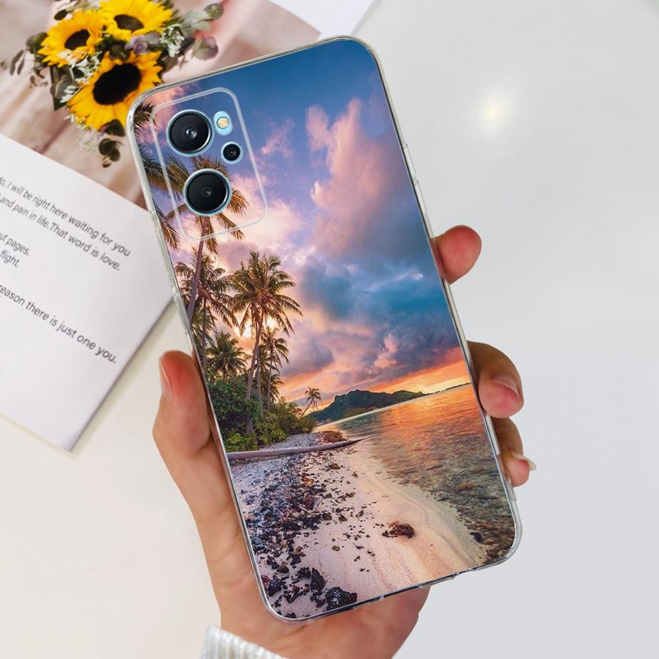 Чехол для Realme 9i RMX3491 Новый модный окрашенный чехол Прозрачный силиконовый мягкий ТПУ чехол для телефона Для Realme 9i 5G RMX3612 Realme9i Fundas