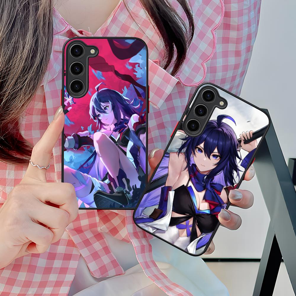 Силиконовый чехол HSR Seele для мобильного телефона Samsung Galaxy S26 S25 S24 S23 S22 S21 Plus FE Ultra Цветной чехол