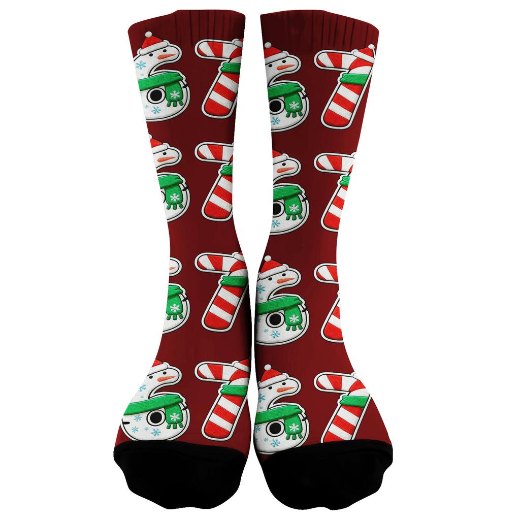 Милые и игривые носки носки до середины икры длинные носки носки с принтом