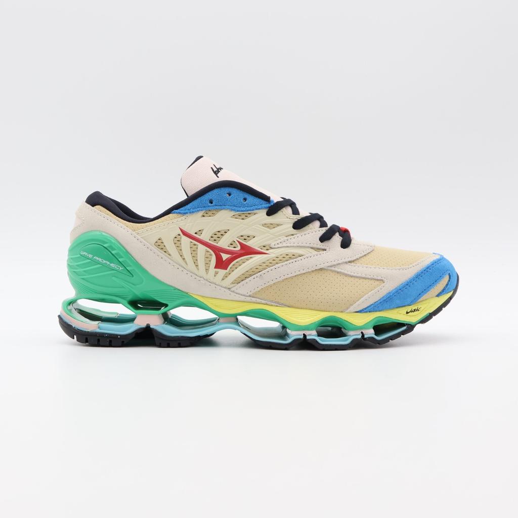 D1GA241201 Хироси Нагаи Mizuno Wave Prophecy LS Бежевый Винный Зеленый (Мужской)