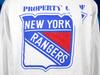 Винтаж 80-х НЬЮ-ЙОРК РЕЙНДЖЕРС NHL ХОККЕЙ НА ЛЬДУ L/XL город nyc мягкий