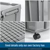 Yishunda Military Green Plastic Storage Box with Lid