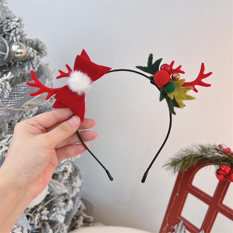 Christmas Lolita Antler Hair Clips: Super Cute Fairy Headband for Adults & Children, Mori Girl Style