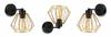 ELEGANT RETRO WALL LAMP WIRE GOLD LOFT