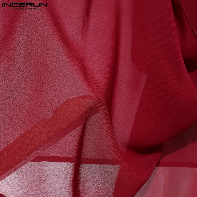 INCERUN Мужские майки без рукавов с вырезом-качели на бретелях из прозрачной сетки для вечеринок и клубов