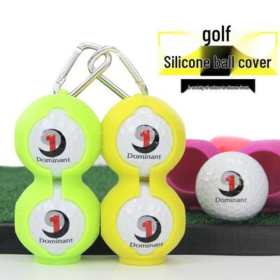 Силиконовые чехлы для гольф-мячей (2-Pack) - Защитные аксессуары с креплением на ремень