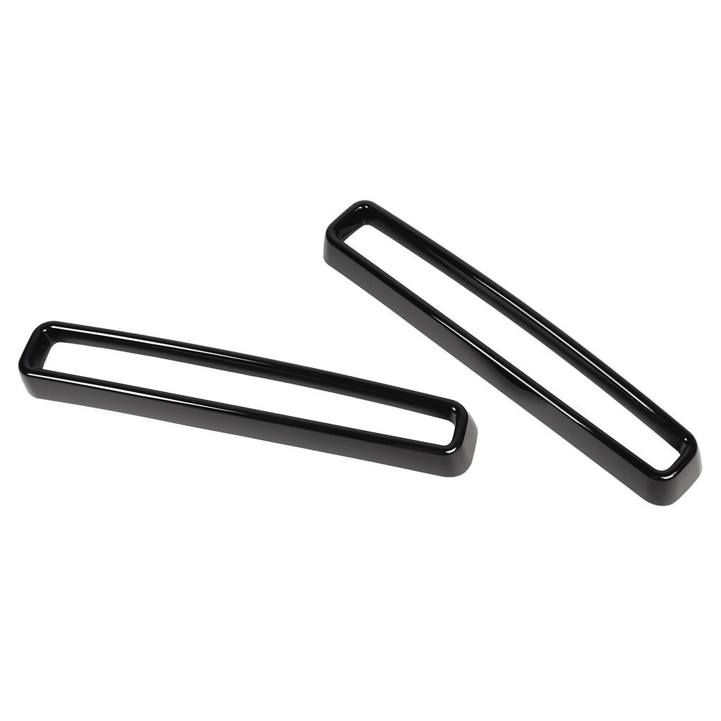 Защитные вставки на решетку радиатора Декорация Глянцевый черный Защитные вставки на решетку радиатора Накладка Прочный АБС-пластик Долговечный для