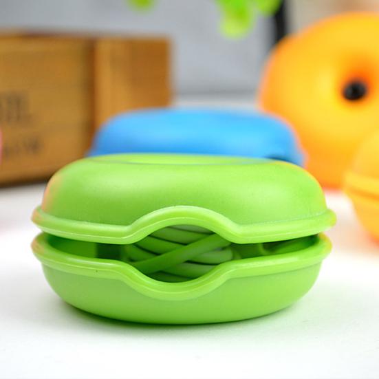 Милый органайзер для кабелей в виде панциря черепахи, резиновый держатель для наушников