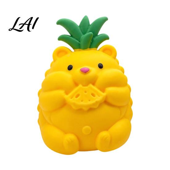 Study Stress Reduction Toy Large Pineapple Ball Slow Rising Fruit Squeeze for Anxiety Relief Strawberry Shaped Ball Banana Grape Corn Carrot Sensory