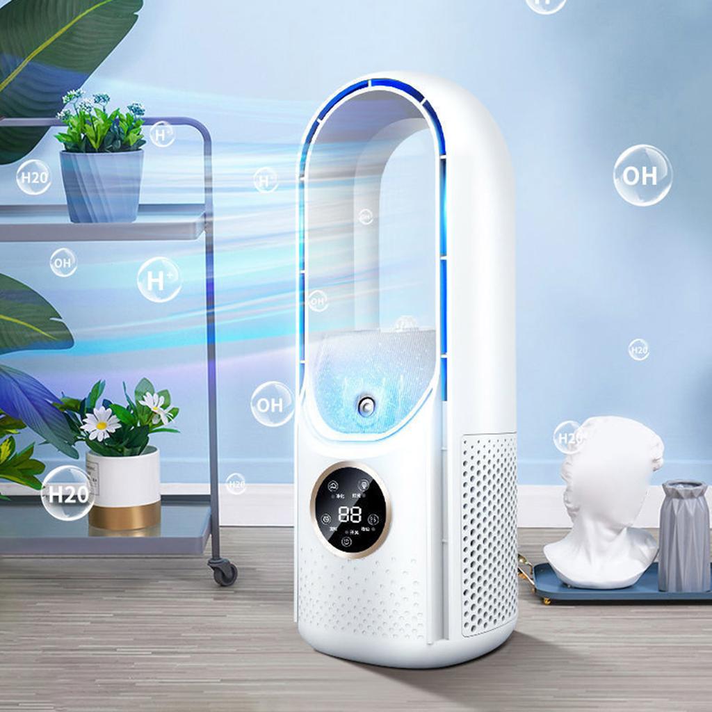 Desk Fan Small Bladeless Fan Small Quiet Table Fan with USB for Office Home Bedroom Nightstand
