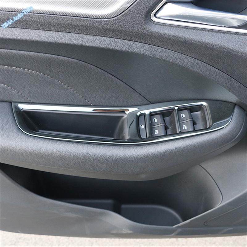 Fit For MG ZS EV 2018 - window button switch cover glass lifting trim frame interior mouldings control panel accessories