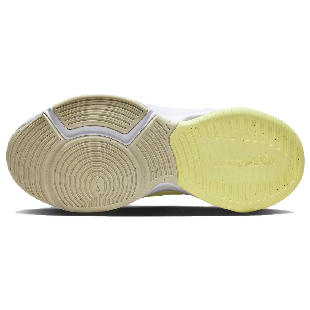 Nike Zoom Bella 6 Удобные Универсальные Нескользящие Прочные Низкие Тренировочные Кроссовки Унисекс Белый Желтый DR5720-105