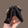 French Style Shiny Rhinestone Hair Claw Elegant Women Sequin Hairgrips Black Bow Shark Clip  Party