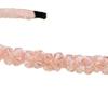 Rhinestone Headband Handmade Rustproof Metal Rhinestone Women Beaded Hair Hoop for Ceremonies