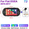 2 Din 7 дюймов Android 12 для FIAT TIPO EGEA 2015 - 2017 автомобильный радиоприемник стерео мультимедиа видеоплеер GPS навигация Carplay Auto WIFI