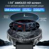 SACOSDING 2025 ECG Smart Watch Men 1.56” AMOLED Screen Heart Rate Blood Pressure Monitoring Watches NFC Access Control Smartwatch