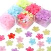 20Pcs Acrylic Beads Matte Solid Five Petal Flower Accessories for DIY Necklace Bracelet Earring Jewelry Making