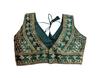 TreegoArt Fashion Women's Tussar Silk Sleeveless Readymade Blouse Designer Top For Saree And Lehenga Choli - Pack Of 1